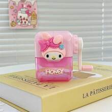 Sanrio Sanrio Cinnamon Dog My Melody Kuromi Big Ear Dog Pacha Dog Hello Kitty Pudding Dog Hand-Cranked Pencil Sharpener, Pencil Sharpener, Pencil Sharpener - Cartoon Theme, Stationery And Birthday Gifts, Student-Only,Back To School