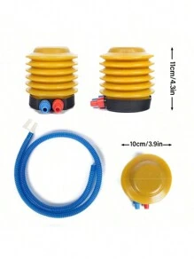 1/2 pezzi portatile gonfiatore per palloncini, gonfiatore a piede ad alta pressione per palloncini, pompa portatile a mano moderna per gonfiare palloncini da festa, gonfiatore portatile a pressione per palloncini, gonfiatore manuale in plastica per palloncini da matrimonio, gonfiatore a piede o a pressione manuale, perfetto per palloncini e anelli da nuoto, forniture per feste, forniture per le vacanze
