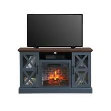 Mainstays Farmhouse Fireplace TV Stand For TVs Up To 55" - 米色 - 查看 3