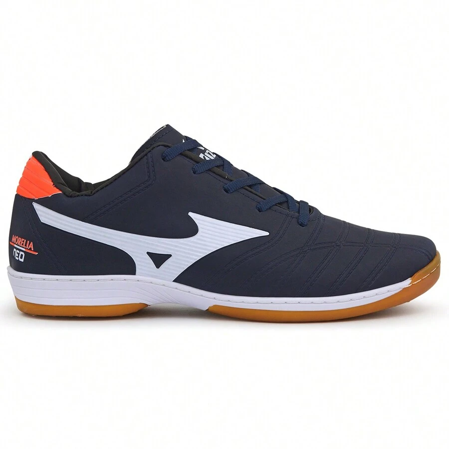 Neo Futsal Shoes Tennis Court Comfortable Glued And Stitched Reinforced - 海軍橙 - 查看 1