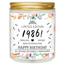 A Particular Year Birthday Gift Scented Soy Wax Candle In A Jar, 18th Birthday Gifts For Girls Women Daughter Sister BFF Friends, Relaxing Stress-Relieving Smokeless, Fun Unique Personalized - Multicolor - View 38