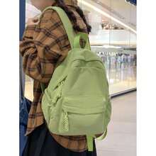 Women Corduroy Backpack Medium Fashion Casual College School Bag Girls Women Waterproof - 綠色 - 查看 8