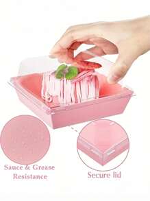 12/20 件粉色情人节包装盒、情人节蛋糕包装盒、带透明盖子的纸质熟食盒、粉色饼干盒甜点盒三明治一次性食品容器、甜甜圈包装盒、甜甜圈包装盒蛋糕片、纸杯蛋糕、巧克力草莓、厨房配件烘焙用品厨房整理和储存 - 彩色 - 查看 4