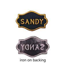 Custom 2 Pcs Same Text Embroidery Badge Patch To Bag Clothing - Multicolor - View 8