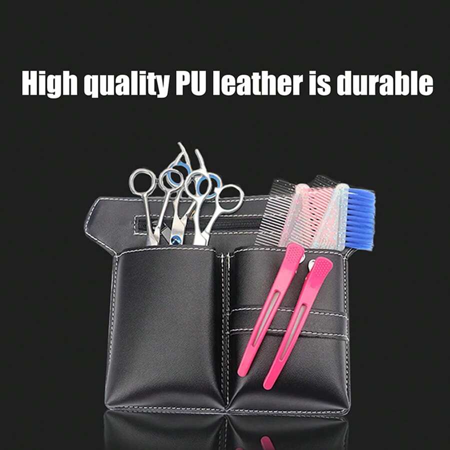 LXIANGN Portable Detachable Barber Hair Scissor Bag Portable Hipster Salon Belt Hairdressing Holster Bags Large Capacity Hair Bags Barber Backpack