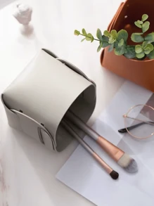 Skórzana taca/pudełko do przechowywania do przedpokoju, na biurko, do makijażu, na pilota i inne różne przedmioty Prezenty dla kobiet - Wielokolorowe - Zobacz 7