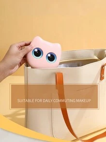 1 caja de 6 piezas Juego de brochas de maquillaje portátiles con diseño de gato lindo - Brocha para polvo, brocha para sombra de ojos y brochas surtidas, Juego de brochas, Kit de brochas de maquillaje, Juego de brochas de maquillaje, Kit de maquillaje completo, Juego de brochas de maquillaje, Kit de maquillaje completo, Juego de brochas, Juego de brochas de maquillaje, Juego de regalo de maquillaje, Juego - Multicolor - Ver 3