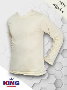 Camiseta Manga Larga Cuello Redondo para Hombre 100% Algodón - Camisetas Básicas de Alta Calidad para Estampar, Personalizar, Uniformes Empresariales y Emprendedores. En Varios Colores - Ideal para Negocios de Ropa, Publicidad y uso casual.