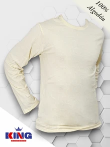 Camiseta Manga Larga Cuello Redondo para Hombre 100% Algodón - Camisetas Básicas de Alta Calidad para Estampar, Personalizar, Uniformes Empresariales y Emprendedores. En Varios Colores - Ideal para Negocios de Ropa, Publicidad y uso casual.