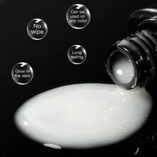 FOUR LILY 5件套夜光美甲凝胶套装，持久发光效果，适合万圣节、音乐节、派对 - 易于涂抹，美甲艺术，凝胶指甲油，节日美甲