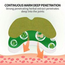 10/30/50片装颈部、肩部和膝盖贴片，持久保暖自粘垫 - 彩色 - 查看 5