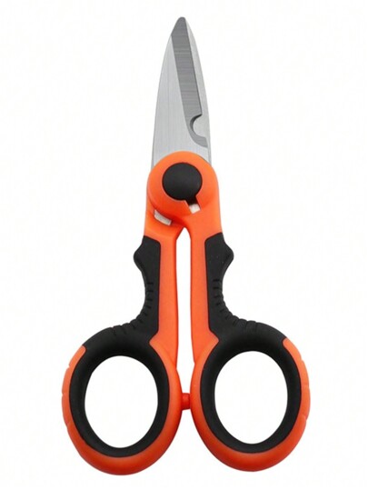 Fishing Line Scissors, Fishing Line Scissors Braided Line Cutters Heavy Duty Non Slip Serrated Edge Scissors Saltwater Freshwater Braid Scissor