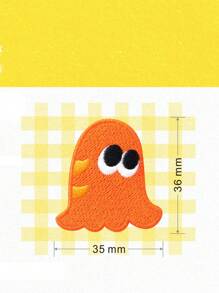 1 件装卡通蔬菜爱心刺绣贴纸手册装饰布艺收纳 iPad 自粘衣服贴片情人节