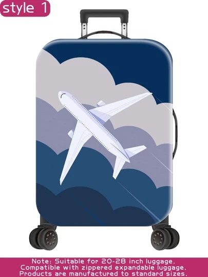 Air Travel, Air Travel, Airplane, Rainbow, Monstera, Personalized Pattern, Production Process Upgrade, Overall Elastic Binding, Thickened Elastic Fabric, Washable, Suitcase Protective Cover, Suitcase Protective Cover, Suitcase Dust Cover , Suitcase Dust Cover, Very Suitable For Business Trips, Travel, Luggage Check-In, Suitable For 18-32 Inch Boxes. Bag For School School Accessories School Stuff