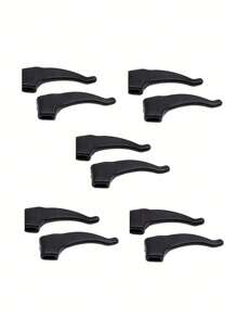 5 pares/10 pares/15 pares Ganchos de Orelha Antiderrapantes de Silicone, Suporte de Perna de Óculos, Braçadeira Fixa, Pegadas Claras, Suporte de Óculos, Acessórios de Óculos, Acessórios Femininos
