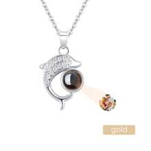 Customizable Fashionable Photo Pendant Necklace, Suitable As Valentine's Day, Birthday Gift