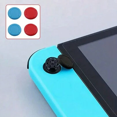 Joystick Cap Replacement Thumb Grip Compatible With Switch Joy-Con, Switch OLED, And Switch Lite, Joycon Stick Cover, Switch Controller Repair Parts Accessories Kit
