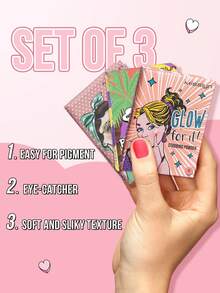 Misslyn 3入組完美修飾彩妝套裝,腮紅,高光,修容全尺寸套裝,提亮高光,時尚古銅色,自然紅潤與鏡子,顏料豐富,絲滑配方,自然光澤,色素柔軟的粉質質地,輕盈,光滑,易於混合（love Peach+mermaid 1 + Aloha All Day） - Prefect Contour Makeup kit - 查看 3