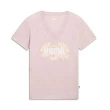 Puma Camiseta  Mujer In Full Bloom - Malva Mist - Ver 1