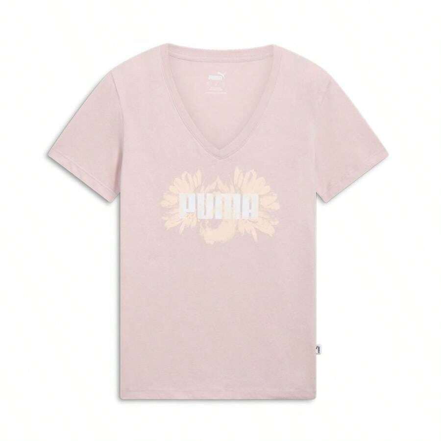 Puma Camiseta Mujer In Full Bloom - Malva Mist - Ver 1