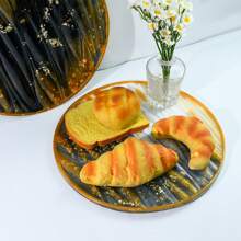 1pc Silicone Mold Tray For Resin DIY Wave Coaster, Tea Tray, Fruit Plate Display Decoration