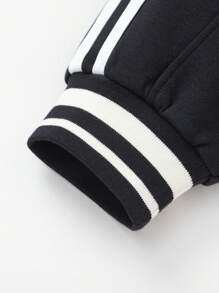 Balabala Boys' Two-Piece Baseball Jacket, 2025 New Year Embroidered Outfit - Chinese Red - View 6