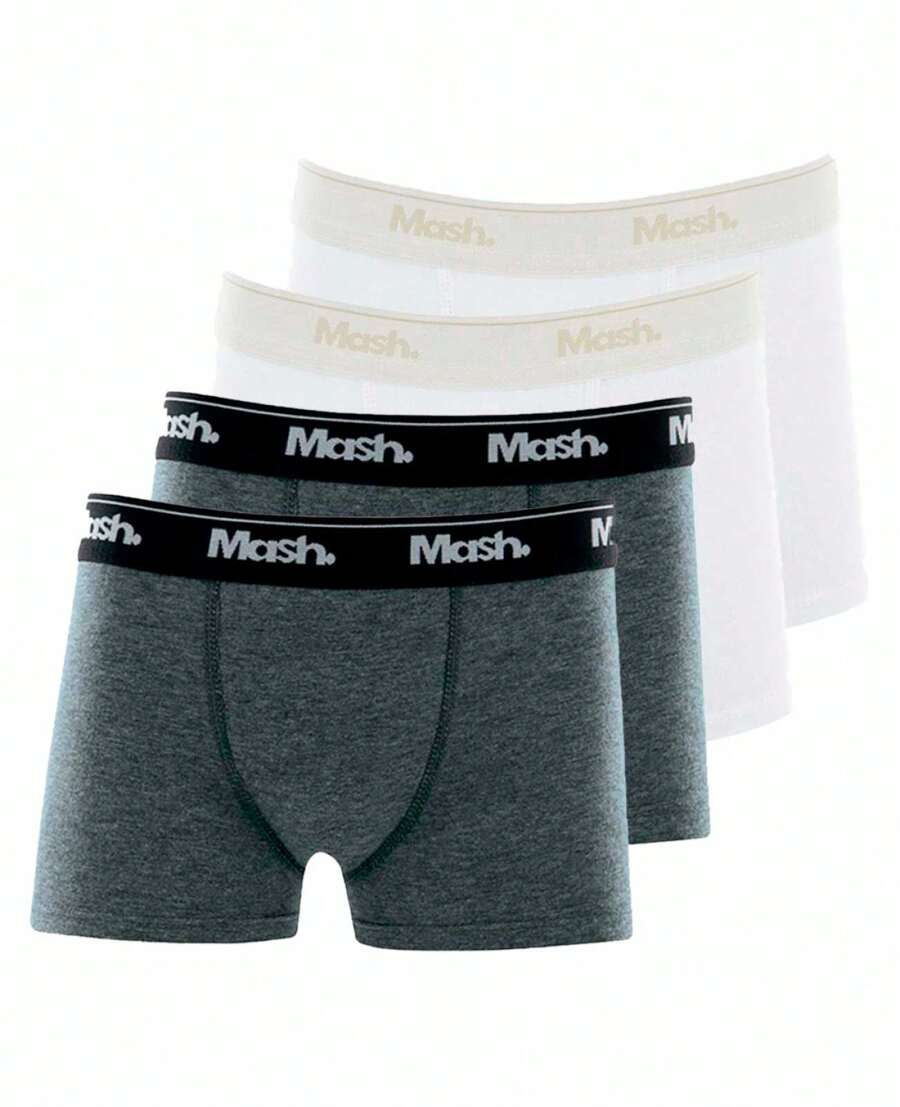 Kit With 4 Children's Boxer Briefs Mash 190.03 Colorful - Blanco - Ver 1