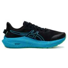 Asics Lifewalker M010 男士健走跑步鞋 - 黑色/藍色 - 查看 2