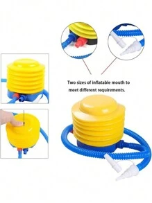 1/2 pezzi portatile gonfiatore per palloncini, gonfiatore a piede ad alta pressione per palloncini, pompa portatile a mano moderna per gonfiare palloncini da festa, gonfiatore portatile a pressione per palloncini, gonfiatore manuale in plastica per palloncini da matrimonio, gonfiatore a piede o a pressione manuale, perfetto per palloncini e anelli da nuoto, forniture per feste, forniture per le vacanze