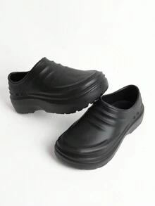 Całoroczne, jednokolorowe, wsuwane buty z miękką podeszwą, lekkie, antypoślizgowe, wodoodporne, wygodne do dojazdów do pracy, pracy w kuchni, sprzątania, ogrodnictwa i kuchni hotelowej