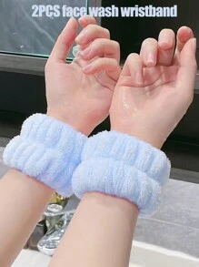 Juego de 6/4/1 diadema de felpa coral impermeable, juego de diadema y muñequera, juego de diadema y muñequera para el cuidado de la piel y spa, herramientas antideslizantes para el lavado y el cuidado de la piel de las mujeres, diadema suave de ducha para el lavado del rostro, herramientas de belleza, diadema de toalla, ducha, maquillaje, entrenamiento, spa, elegante y elegante, un regalo para una mujer, un regalo para un hombre