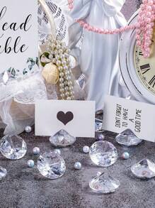 Support de base porte-cartes de visite en acrylique, transparent, 1 pièce/5 pièces/10 pièces, avec plaque de nom vide hexagonale en acrylique