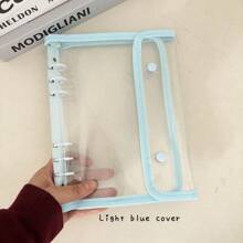 A5 Binder Double-Buckle Cover, 10pcs Refill Sleeves Bags, DIY Loose Leaf Photo Collect Book, Kpop Organizer Holder,Back To School,School Supplies