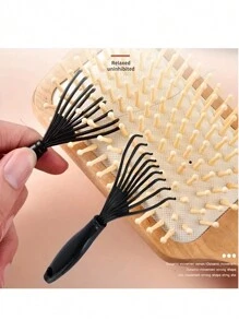 1pc Comb Cleaner Air Bag Massage Comb Cleaning Brush Home Air Cushion Massage Comb Cleaning Claw Cleaning Tool Comb Brush Untangle