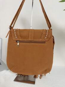 2024 Neuankömmling Damen Reisetasche mit Fransen, Umhängetasche, Satteltasche für Herbst/Winter