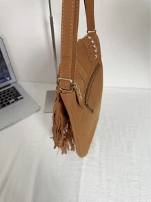 2024 Neuankömmling Damen Reisetasche mit Fransen, Umhängetasche, Satteltasche für Herbst/Winter