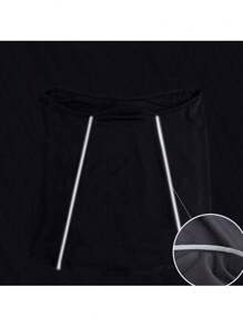 Summer Outdoor Sunscreen Scarf, Ice Silk Dustproof, UV Protection, Sunscreen Riding Mask - Black - View 6