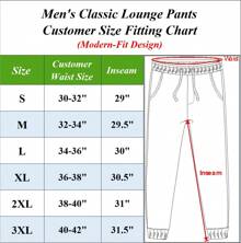 4-Pack Men's Classic Lounge Pants - Black - Heather Grey - Navy - Charcoal - View 3