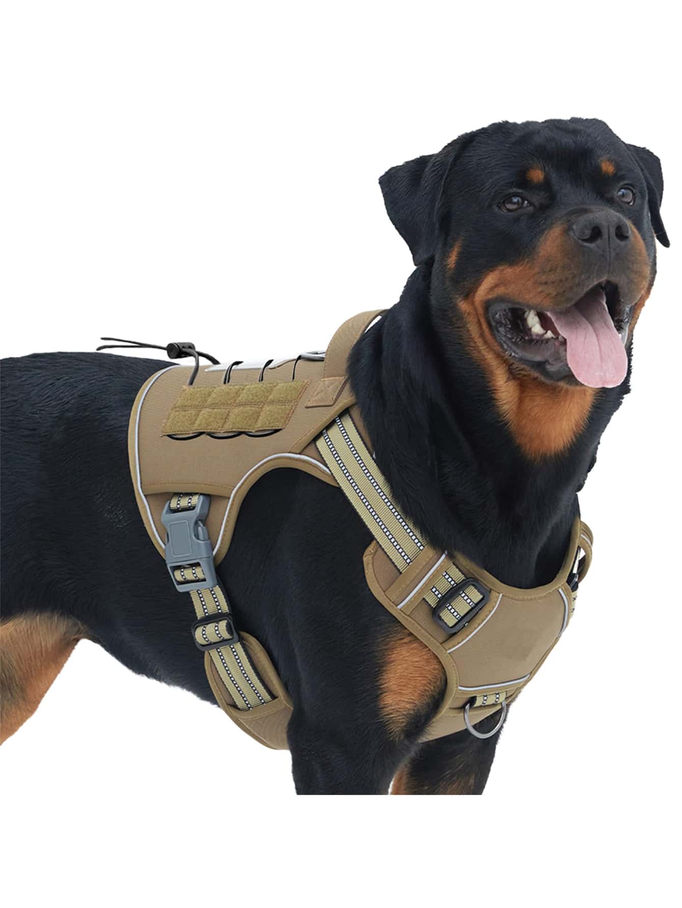 Dog Harness For Large Dogs No Pull Adjustable Pet Harness Reflective Working Training Easy Control Pet Vest Harnesses