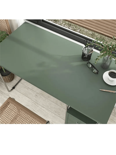 Roll Thickened Matcha Groen Self Adhesive Wallpaper Matte Surface Waterproof Contact Paper, Kitchen, Wardrobe, Cabinet Home Room Wand Bathroom Bedroom ation Stuff Living Ho Paper Stickers Sticker Kitchen view 5