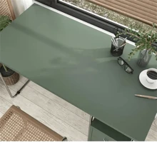 1 Roll Thickened Matcha Green Self-Adhesive Wallpaper - Matte Surface Waterproof Contact Paper, Suitable For Kitchen, Wardrobe, Cabinet And Home Decor Room Decor Wall Decor Bathroom Decor Bedroom Decor Room Decoration Stuff Living Room Decor House Decor Home Decor Living Room Wall Paper Stickers Wall Stickers Wall Sticker Kitchen Decor - Green - View 6