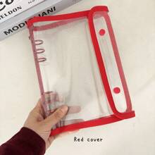 A5 Binder Double-Buckle Cover, 10pcs Refill Sleeves Bags, DIY Loose Leaf Photo Collect Book, Kpop Organizer Holder,Back To School,School Supplies