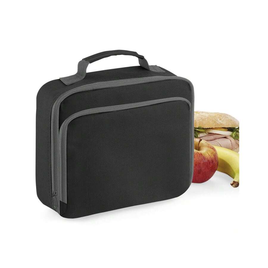 Quadra Lunch Cooler Bag (Black) - 100% Polyester - 黑色 - 查看 1