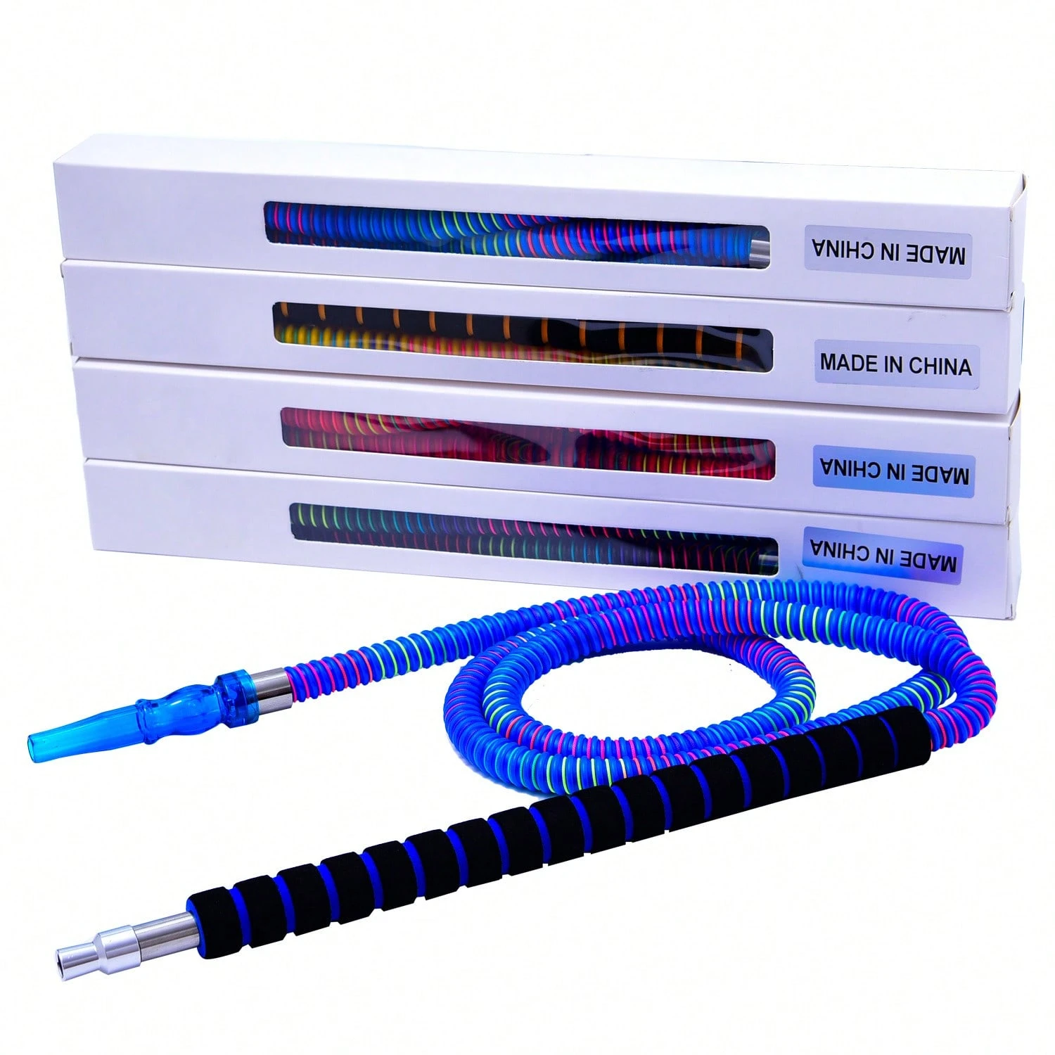 DILAW® Set per narghilè Vatos, 93 cm, in alluminio, accessori professionali Hookah, set completo fino