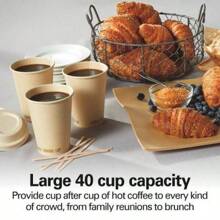 40 Cup Coffee - 40514: Electric Coffee Urn & Dispenser, 1090W, Silver, 8 Oz Cup Capacity