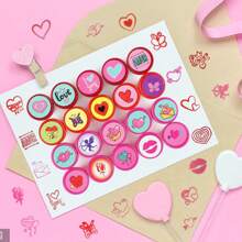 10/20 Pcs Valentines Day Stamps For Adult, Self Inking Stamps For Valentine Party Favor Goody Bag Fillers,Couple Valentines Day Gifts - Multicolor - View 10