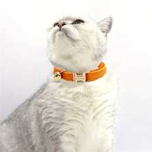 Collare in velluto personalizzato per animali domestici con campanellino, durevole e morbido, adatto per gatti e cani, design personalizzato inciso con il numero di telefono del proprietario e il nome dell'animale domestico, colori vivaci, alla moda, un regalo ideale per gli animali domestici
