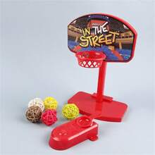 Set da 5 pezzi Giocattoli di addestramento per pappagalli, giocattoli di intelligenza per pappagalli, canestro da basket, anelli impilabili, palline per uccelli, giocattoli per lo sviluppo della masticazione per criceti, giocattoli a forma di tigre per pappagalli, giocattoli di addestramento dell'intelligenza per pappagalli, palla da basket da masticare per pappagalli, mini canestro da basket per scrivania