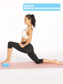 1 Piece EVA Yoga Brick Direct Fitness Dance Brick Stone River Crossing Brick 120g Monochrome High Density