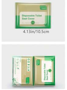 Cubiertas desechables y enjuagables de papel para el asiento del inodoro portátiles para adultos y niños en entrenamiento, accesorios esenciales de viaje para avión, viajes por carretera, campamento, hotel, bolsa de aseo, bolsa de maquillaje, bolsa de playa, vacaciones, suministros escolares, accesorios de viaje, accesorios de verano, material escolar